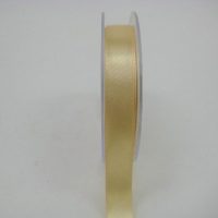 15 MM X 22.5 METRES SATIN RIBBON IN GOLD IF QUANTITY IS MORE THAN 10 ROLLS PAY £1.05 A ROLL