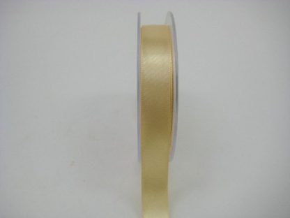 15 MM X 22.5 METRES SATIN RIBBON IN GOLD IF QUANTITY IS MORE THAN 10 ROLLS PAY £1.05 A ROLL