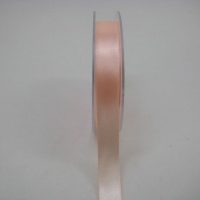 15 MM X 22.5 METRES SATIN RIBBON IN PEACH - IF QUANTITY IS MORE THAN 10 ROLLS PAY £1.05 A ROLL