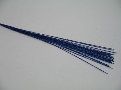 YF162RY  LONG STEM GLITTER BRANCH ROYAL BLUE